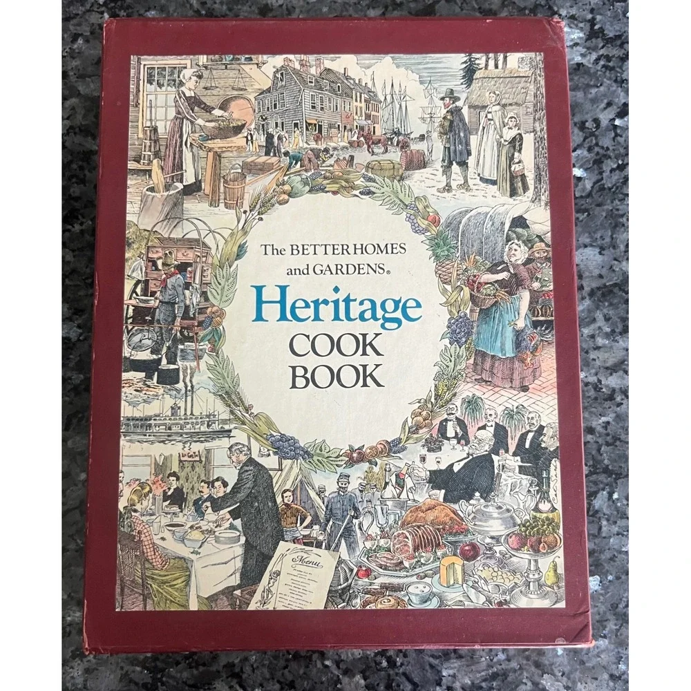 Better Homes and Gardens Heritage Cook Book 705 Recipes with Slipcase Vintage